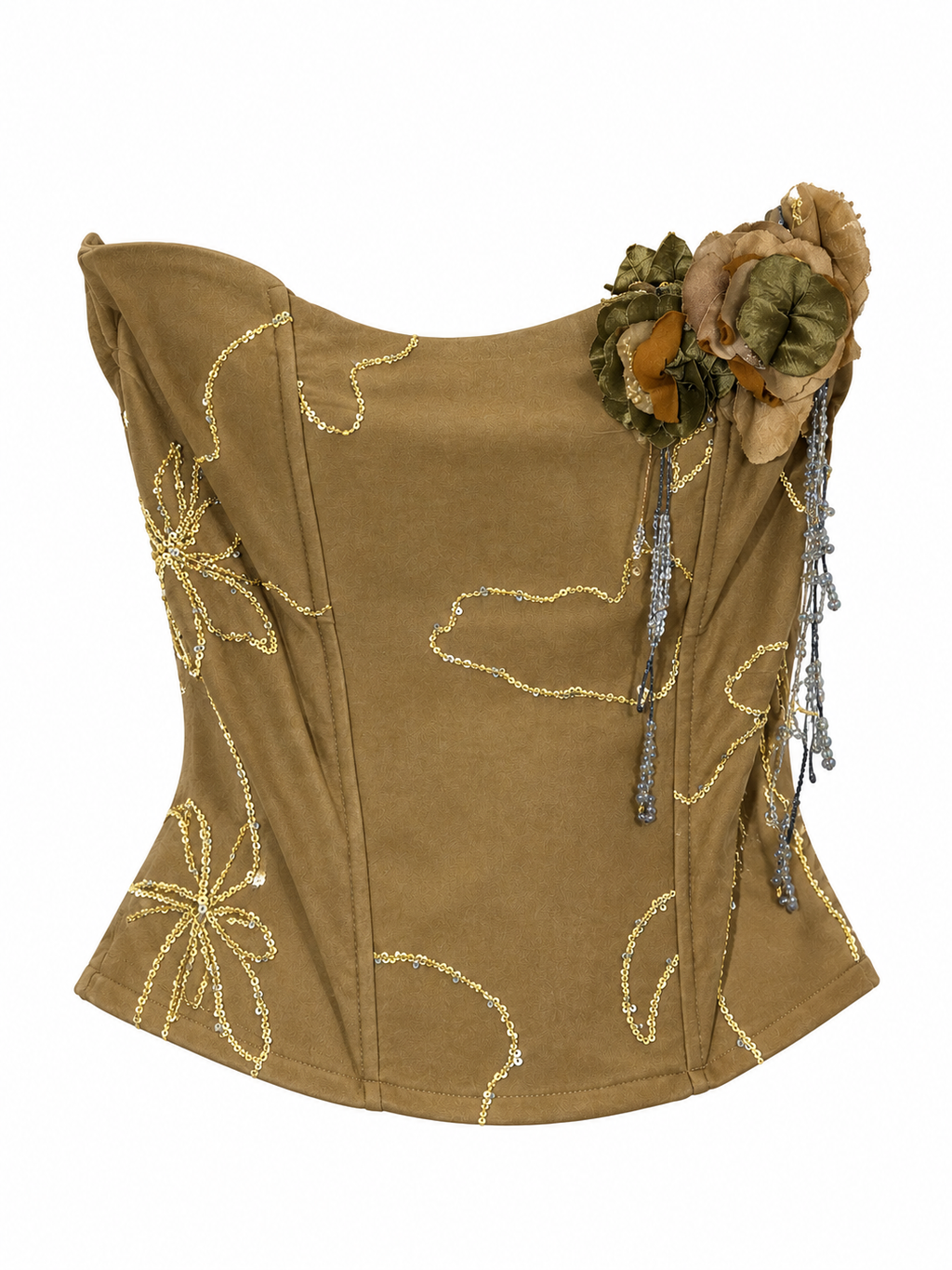 Deadstock “Personal” embellished corset