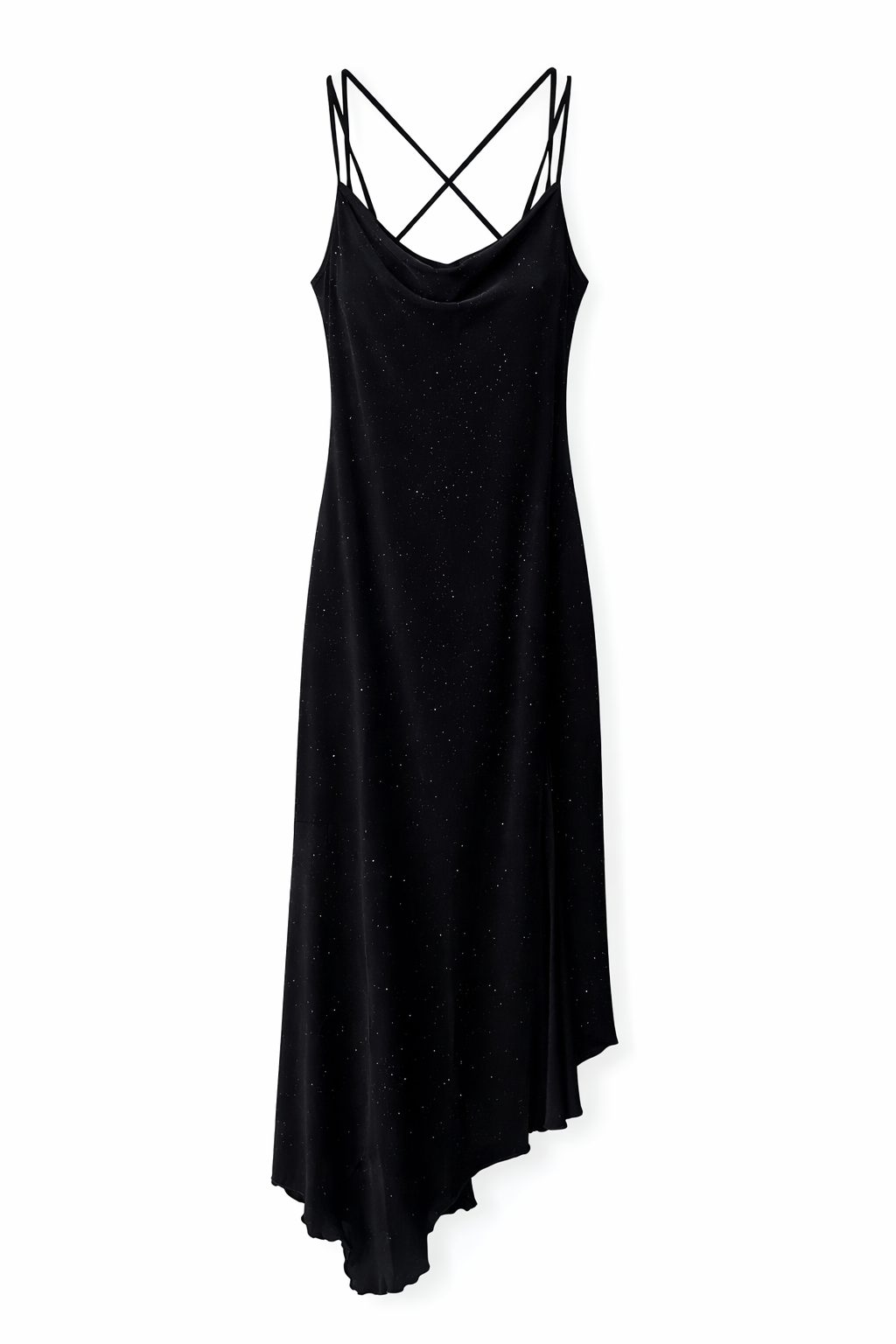 Backless sparkly dress