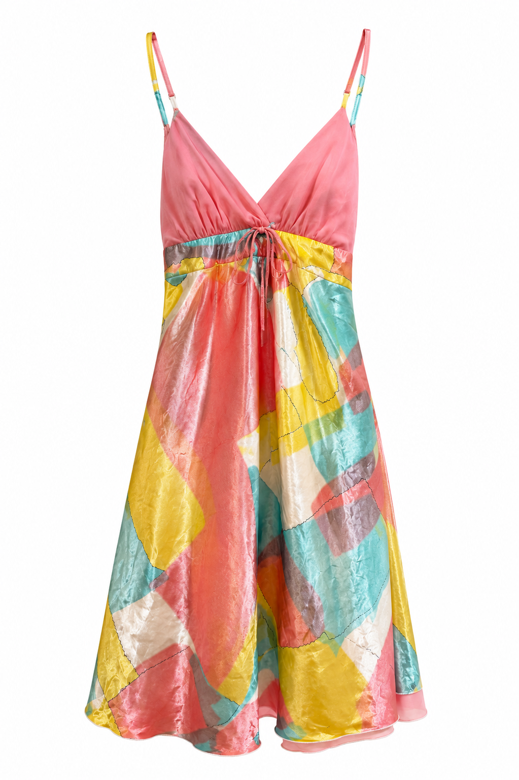 Satin vintage slip dress
