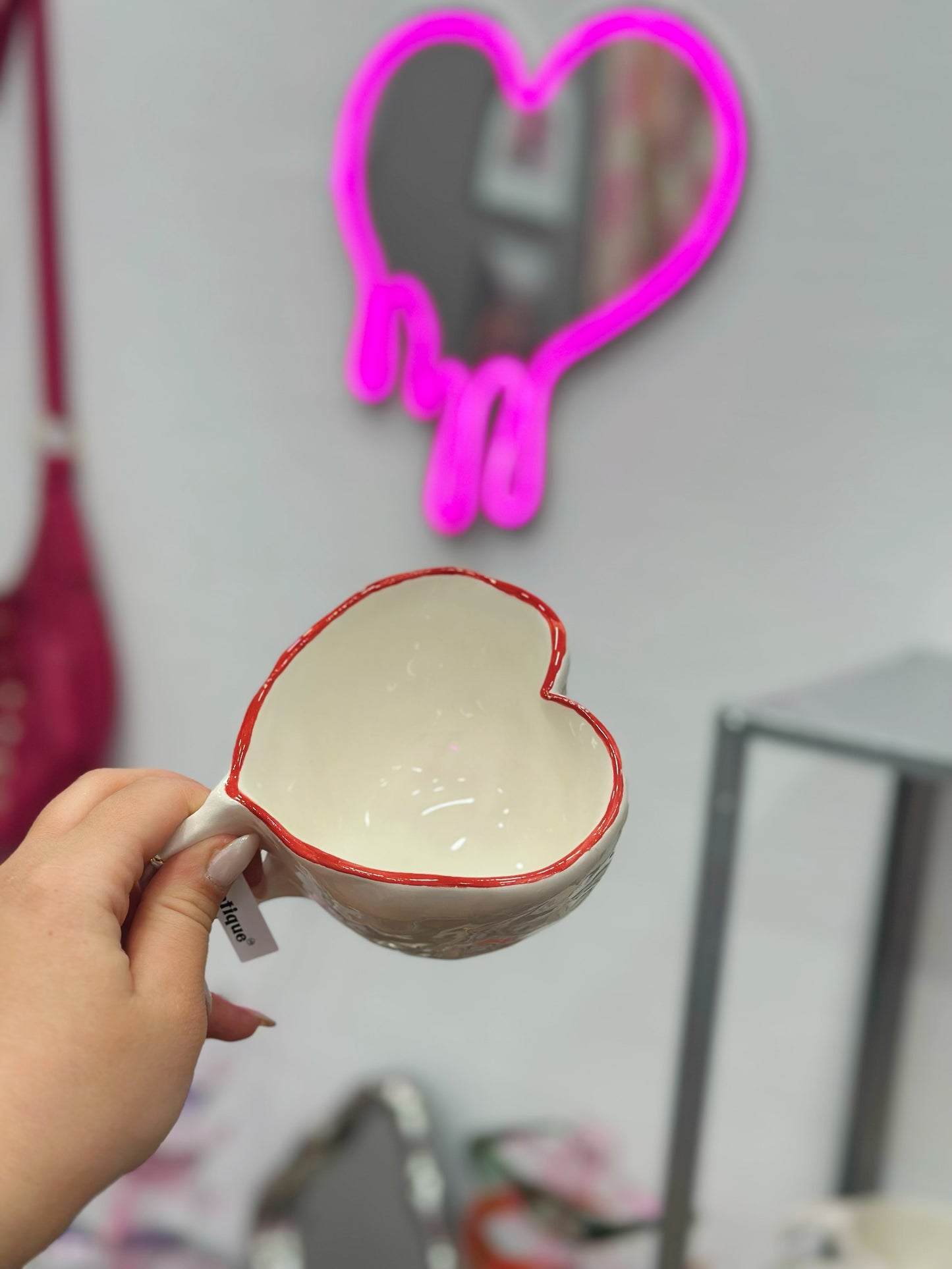 Heart shaped mug