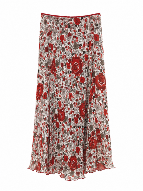 90s floral skirt