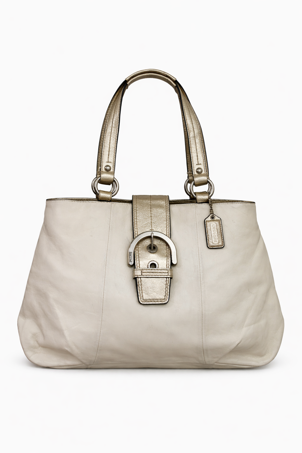 Vintage cream white Coach bag