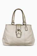 Vintage cream white Coach bag
