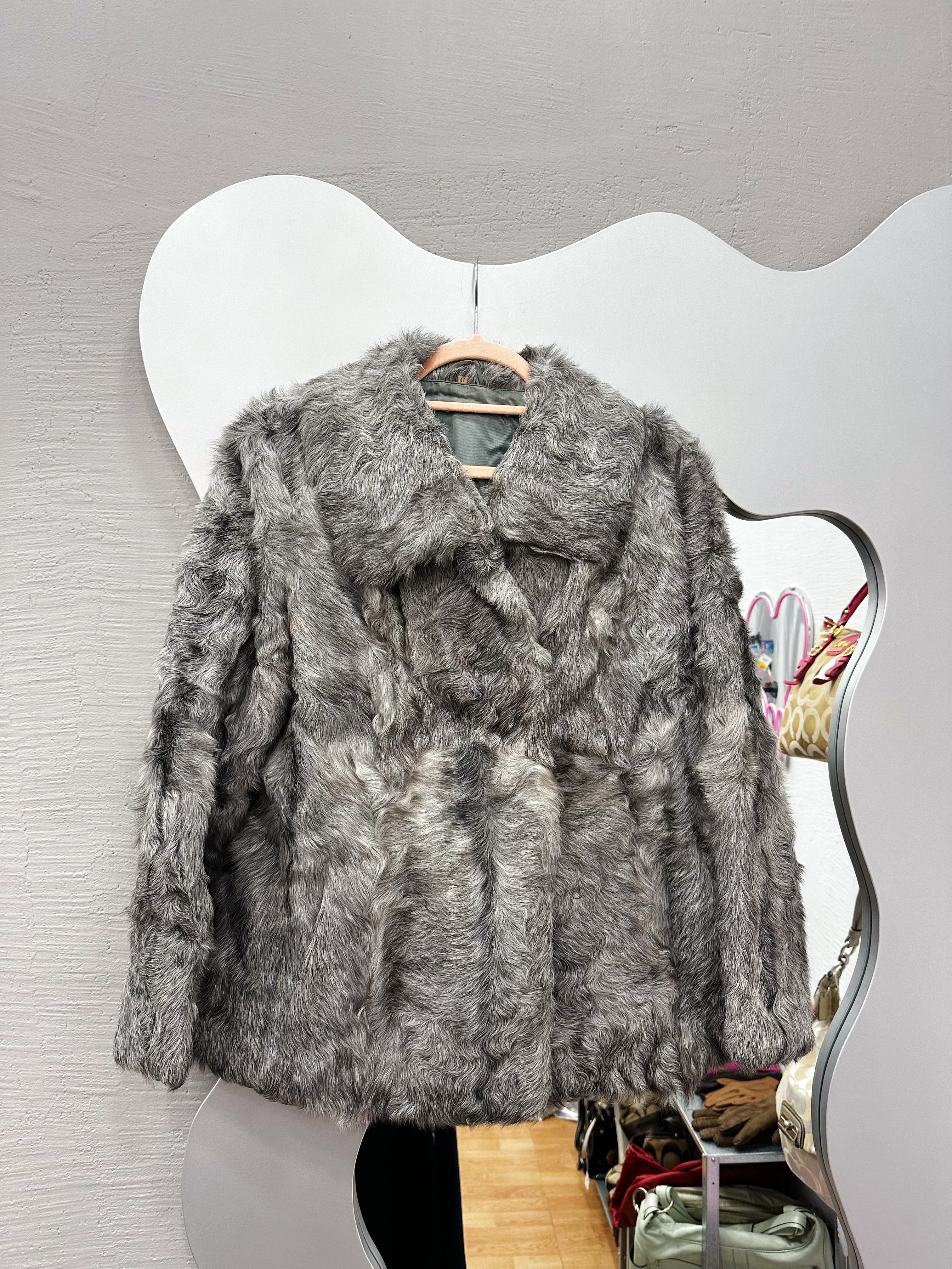 Vintage real fur coat