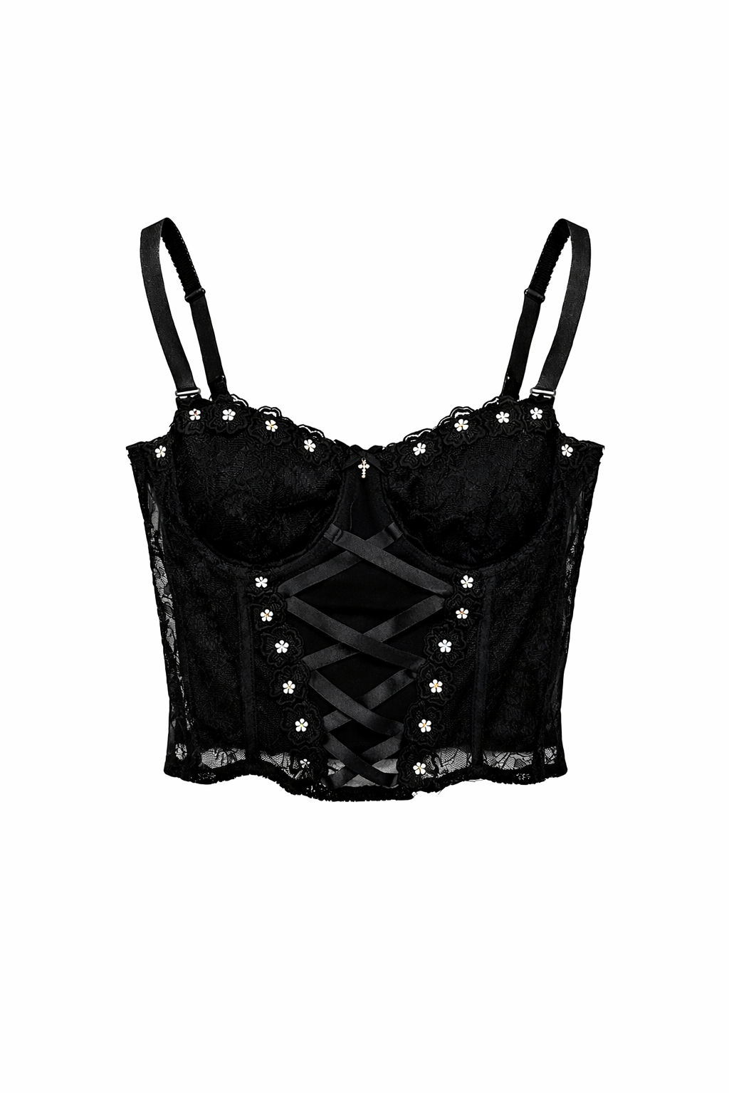Vintage black corset