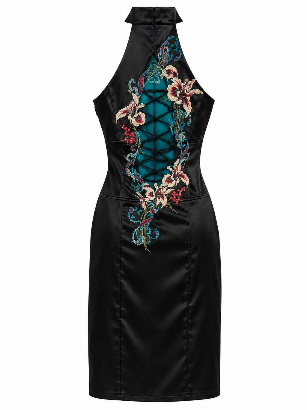 Karen Millen Japanese inspired corset dress