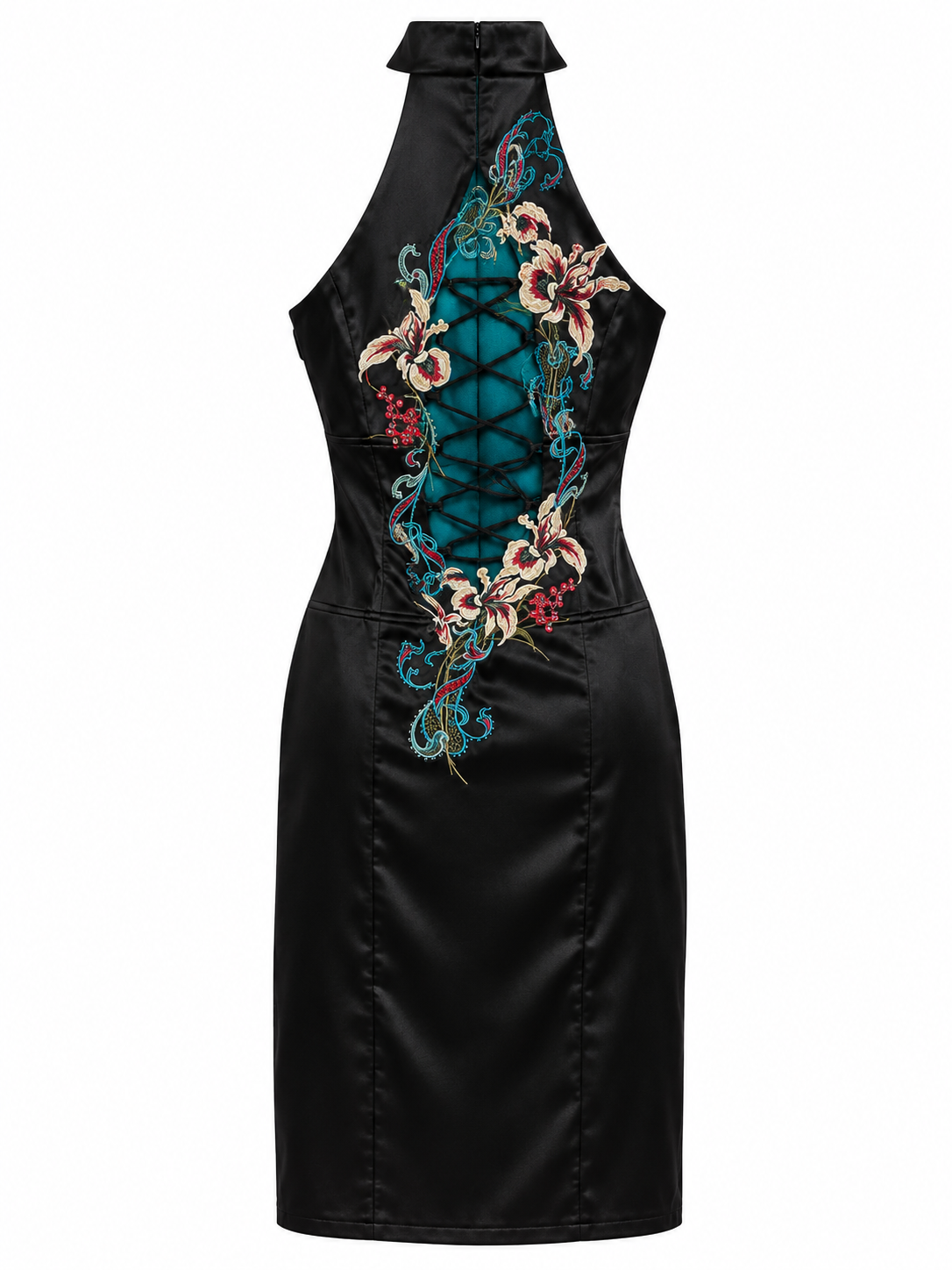 Karen Millen Japanese inspired corset dress