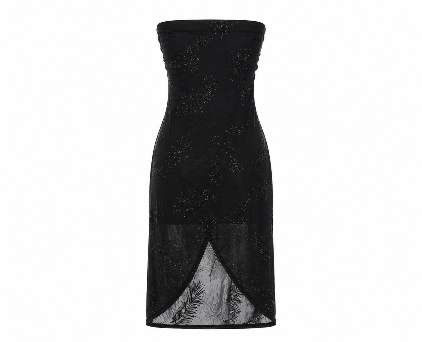 Vintage strapless sequin dress