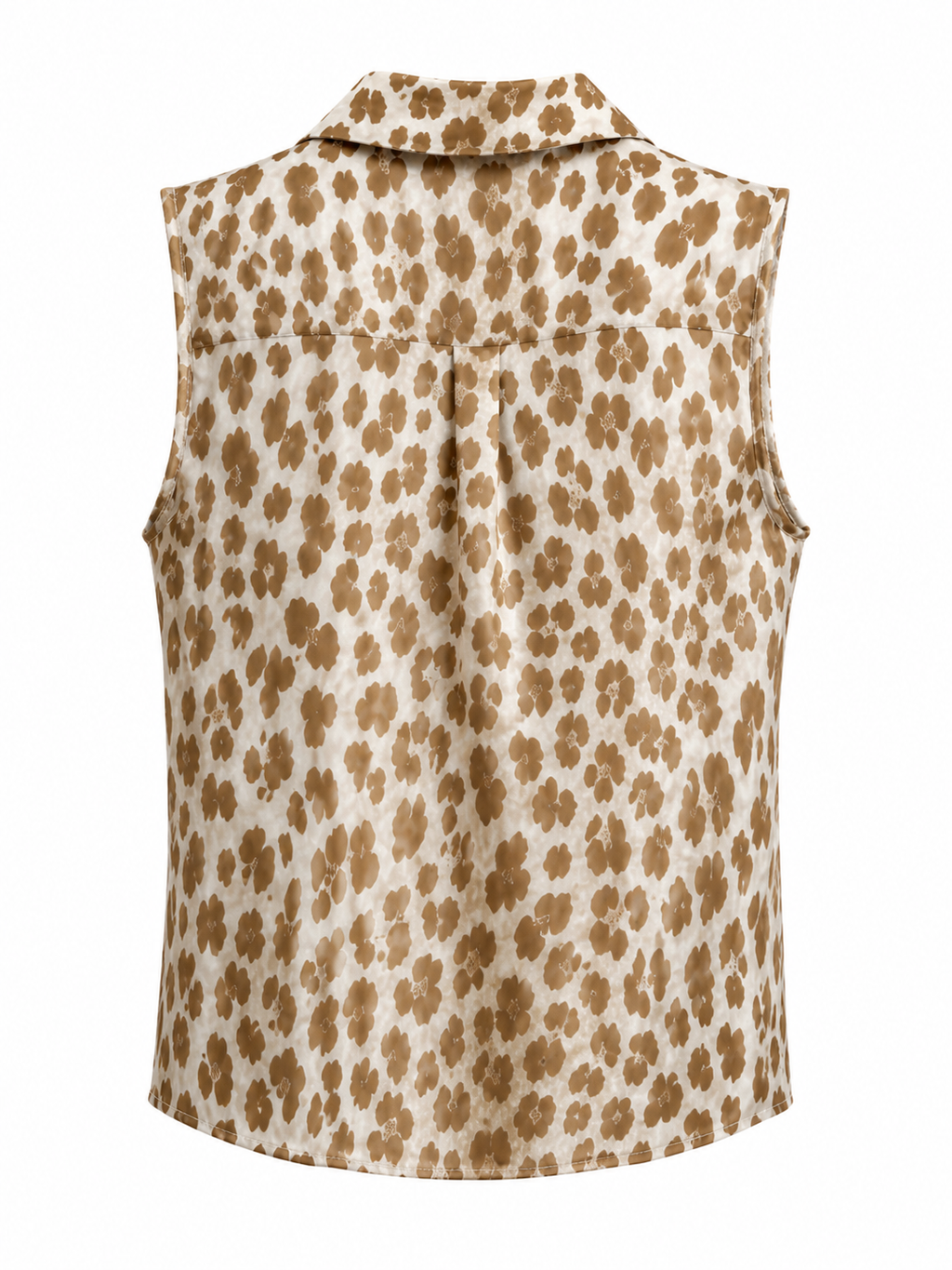 Satin leopard shirt