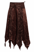 Vintage satin asymmetrical skirt