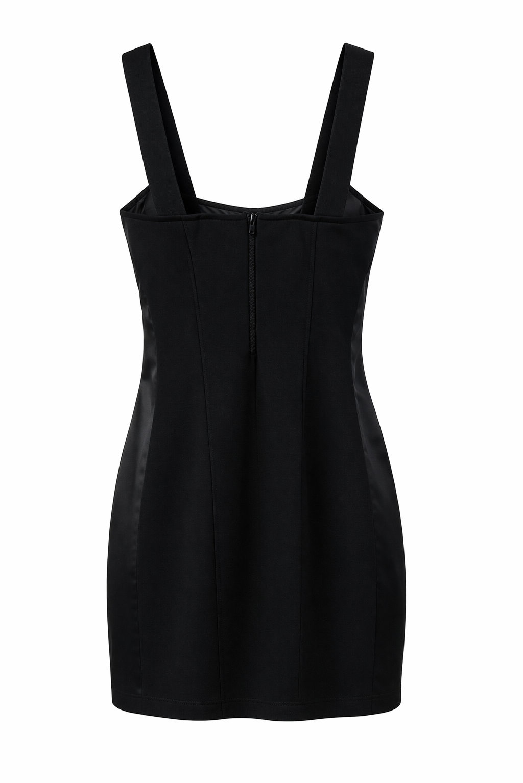 Corset mini black dress