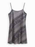90s mini fishnet dress