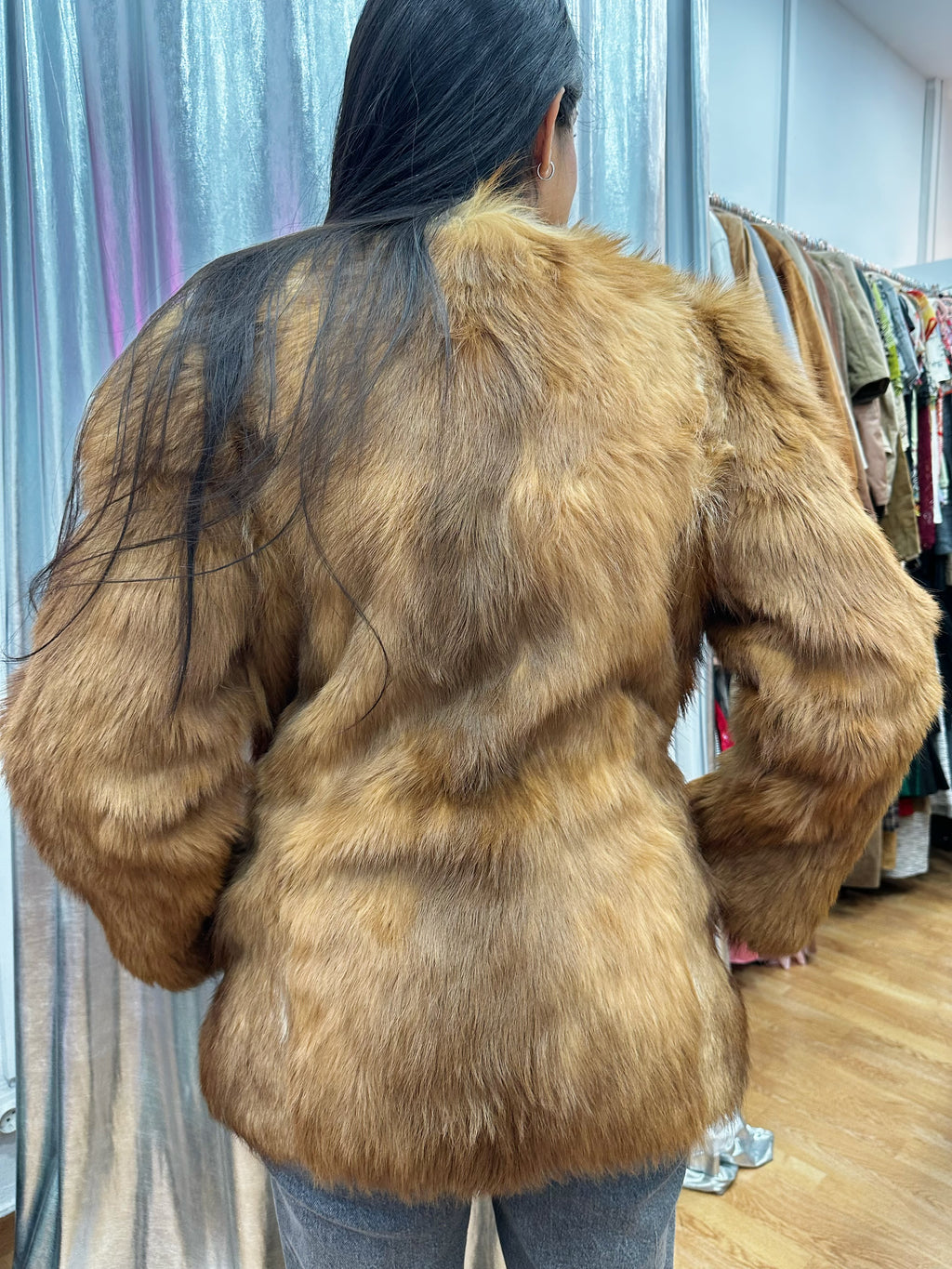 Vintage real fur coat