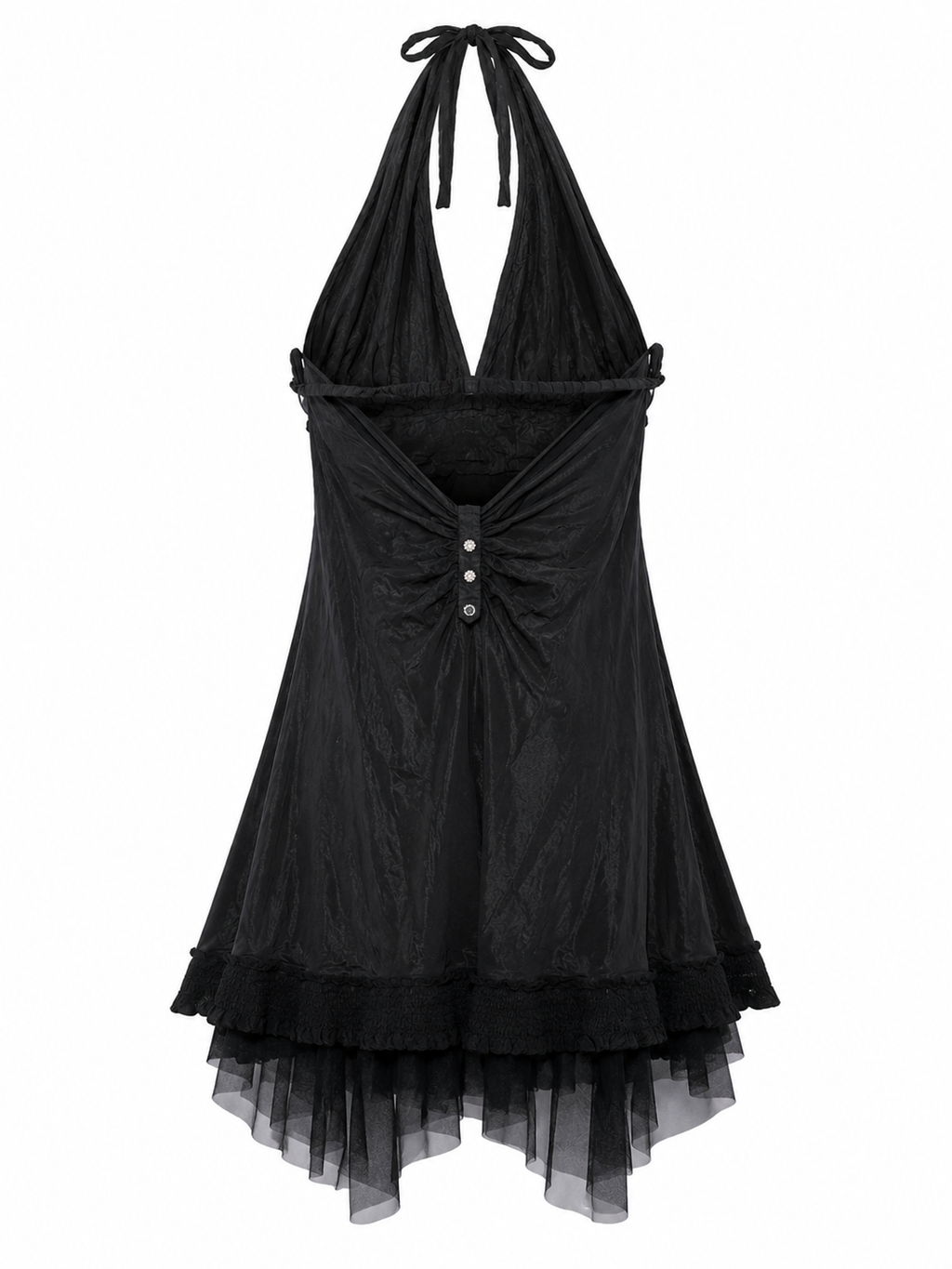 Cinema taffeta backless dress
