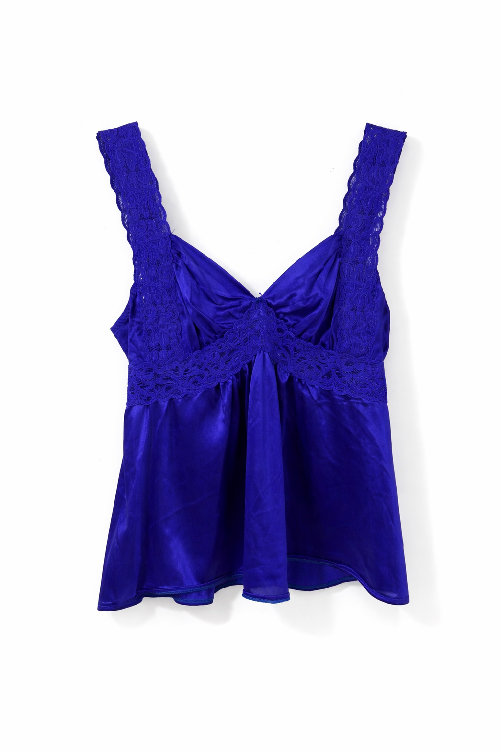 Satin & lace cami top