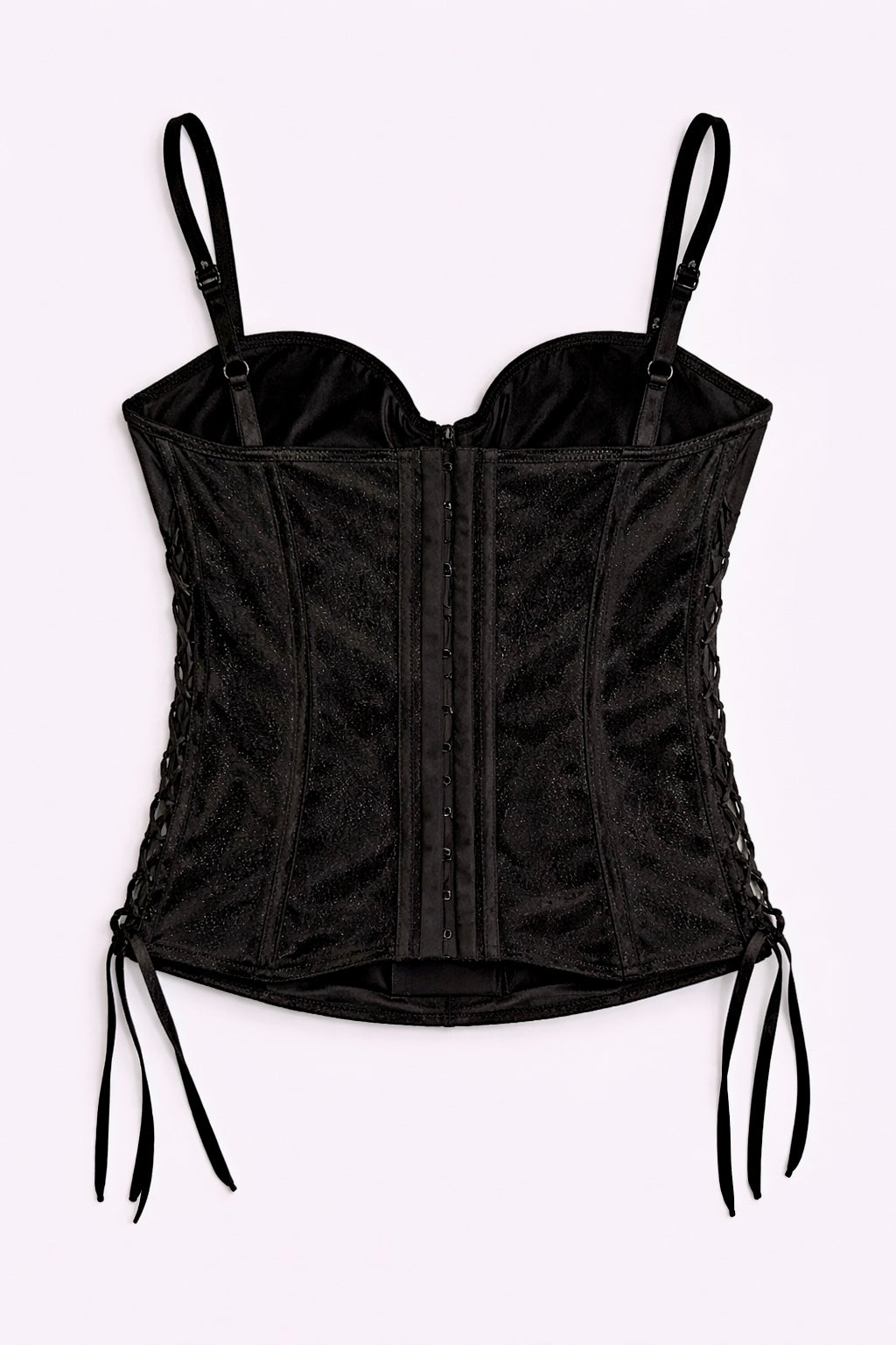 Velvet sparkly corset