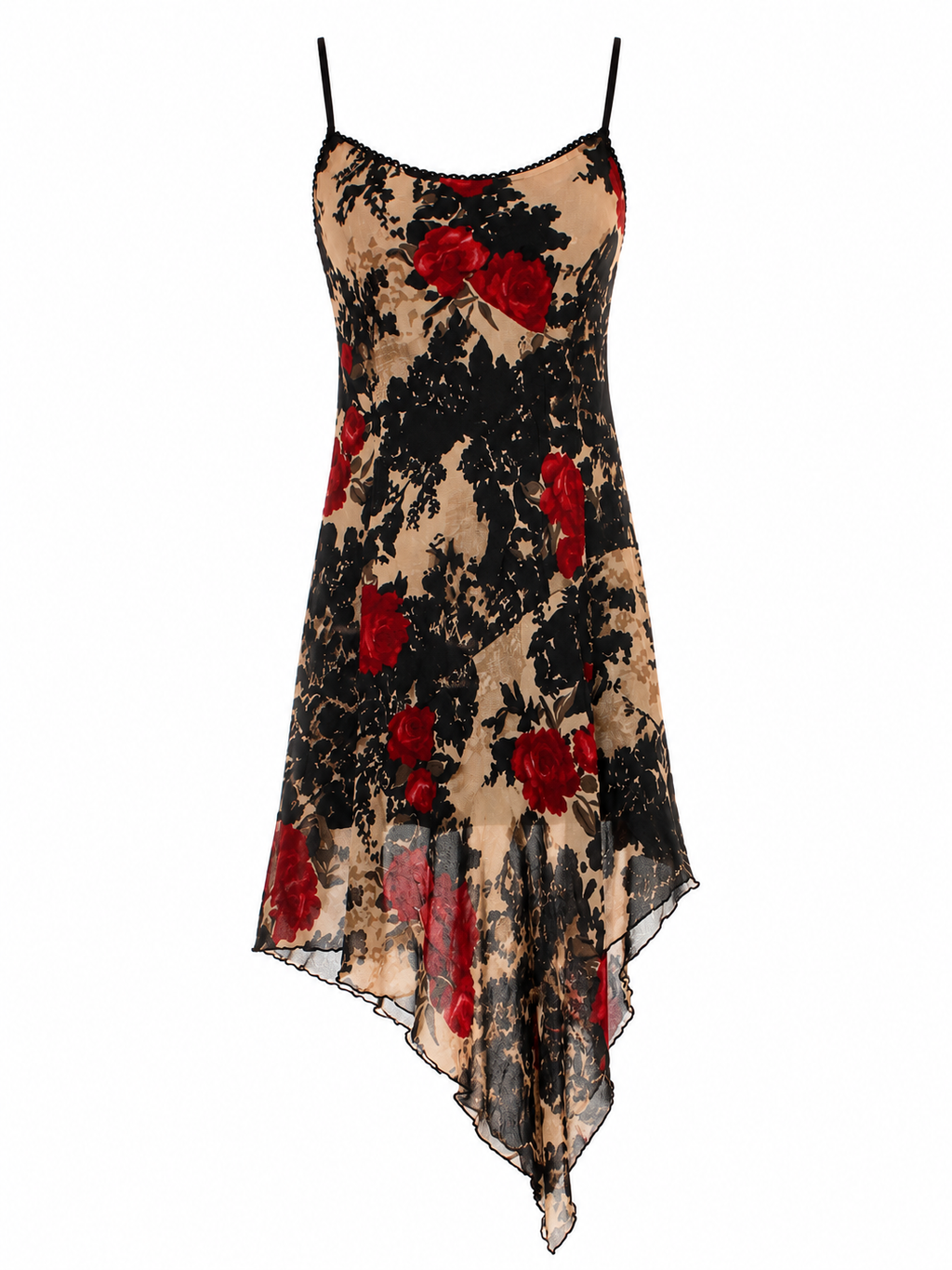 Mini asymmetrical 90s dress