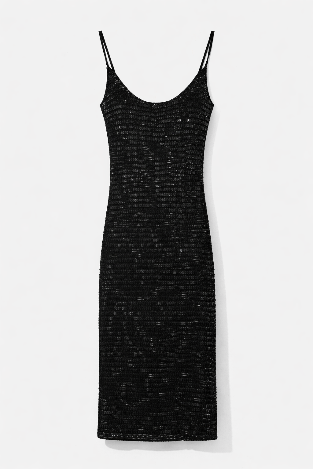 Fishnet & sequin dress