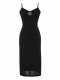 Midi backless dress