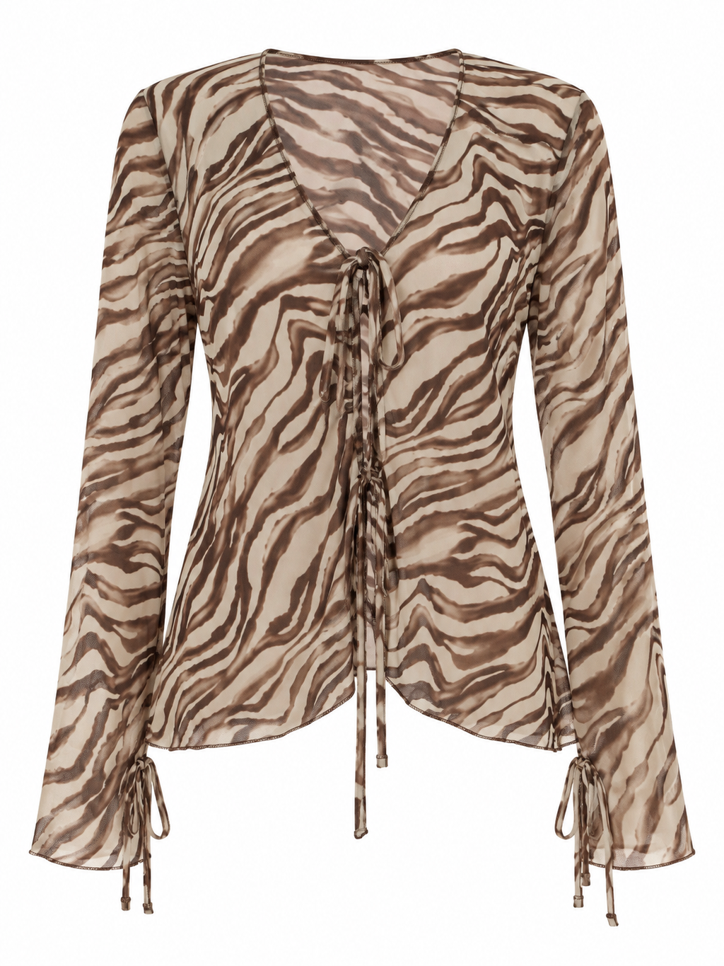 Animal printed top
