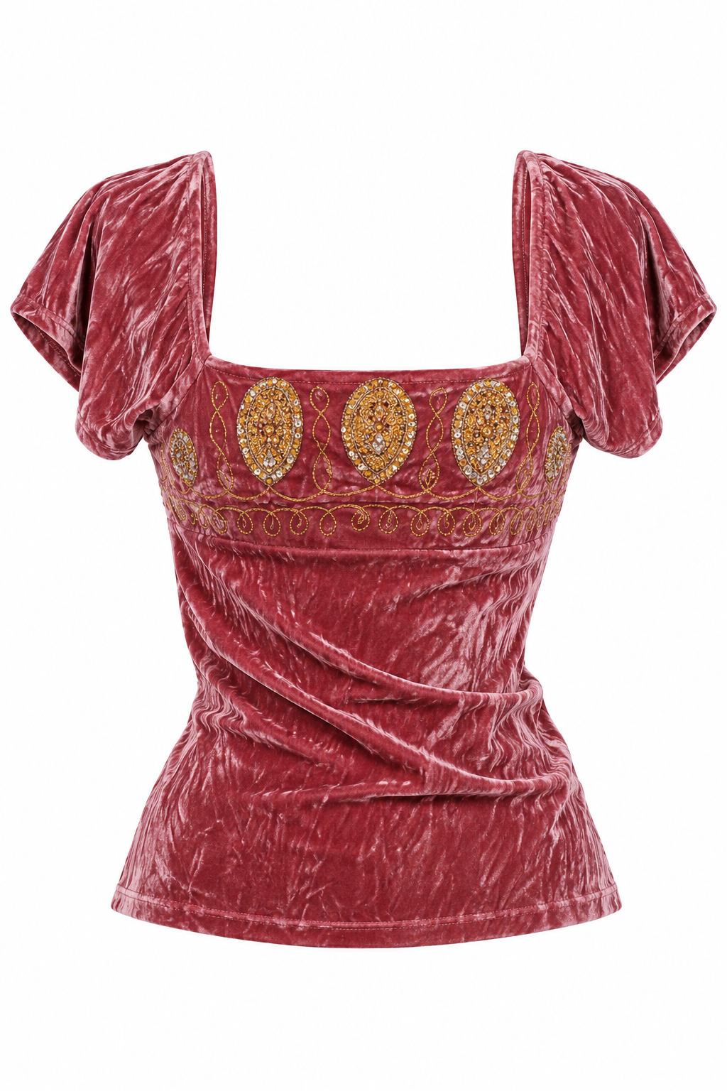 Vintage velvet blouse