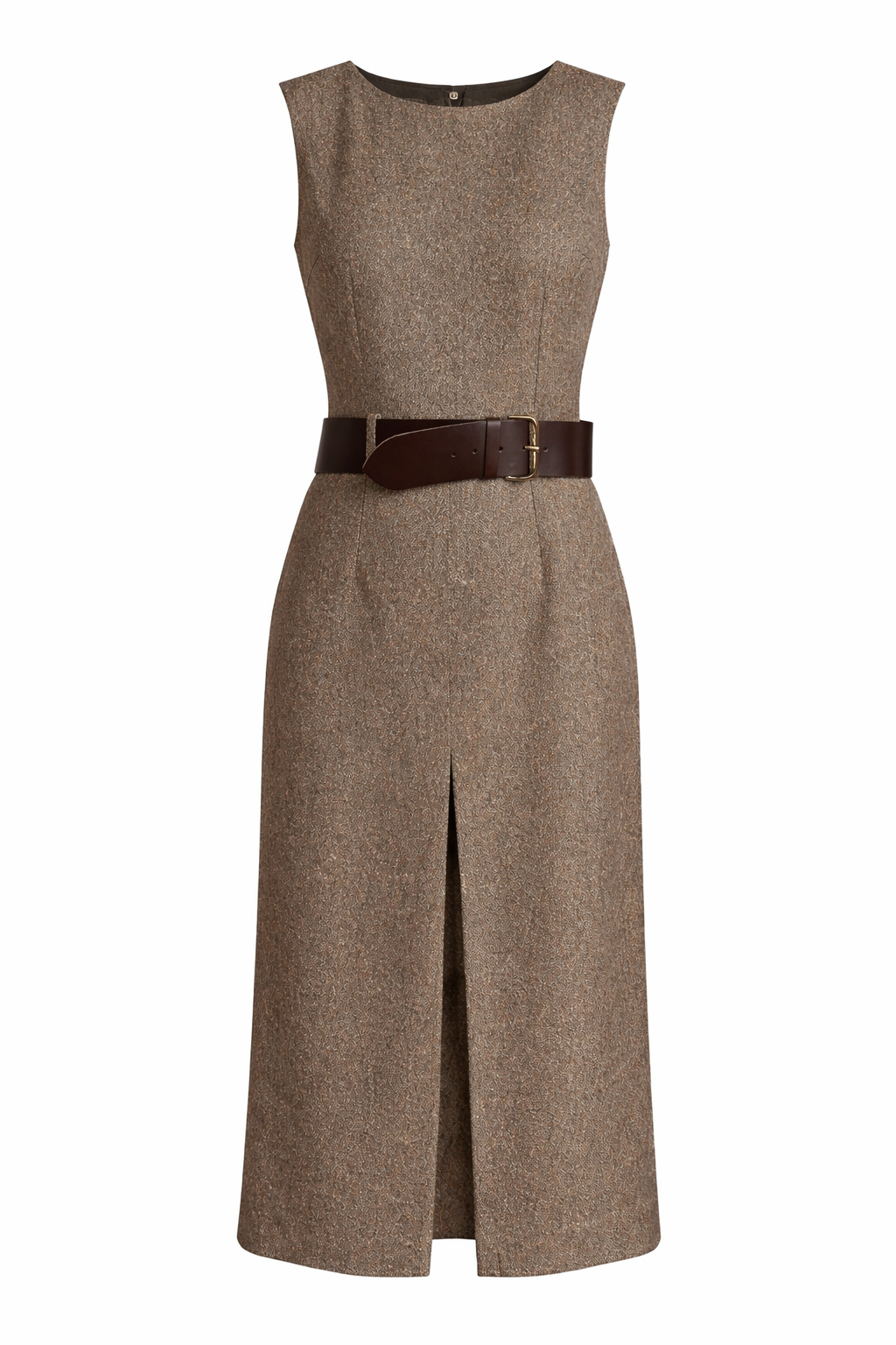 Vintage Woolen belted dress