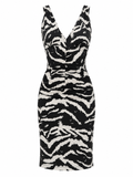 Animal printed dress