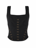 Elastic corset blouse