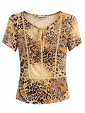 Animal printed top