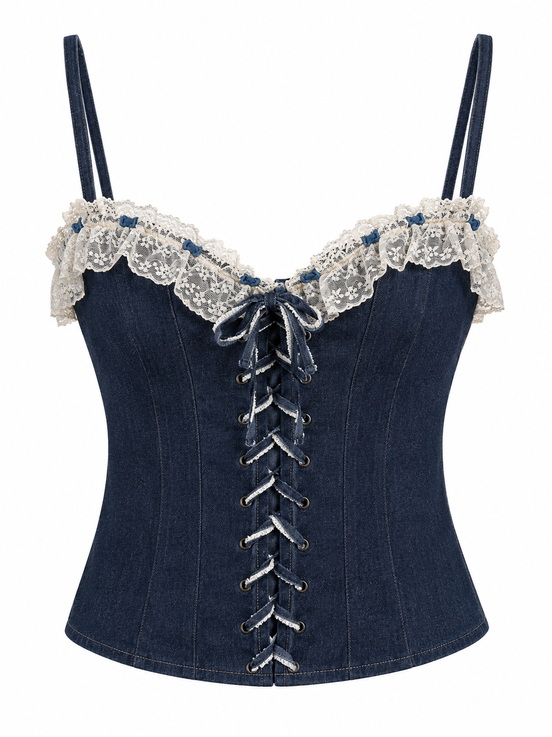 Cinema denim corset