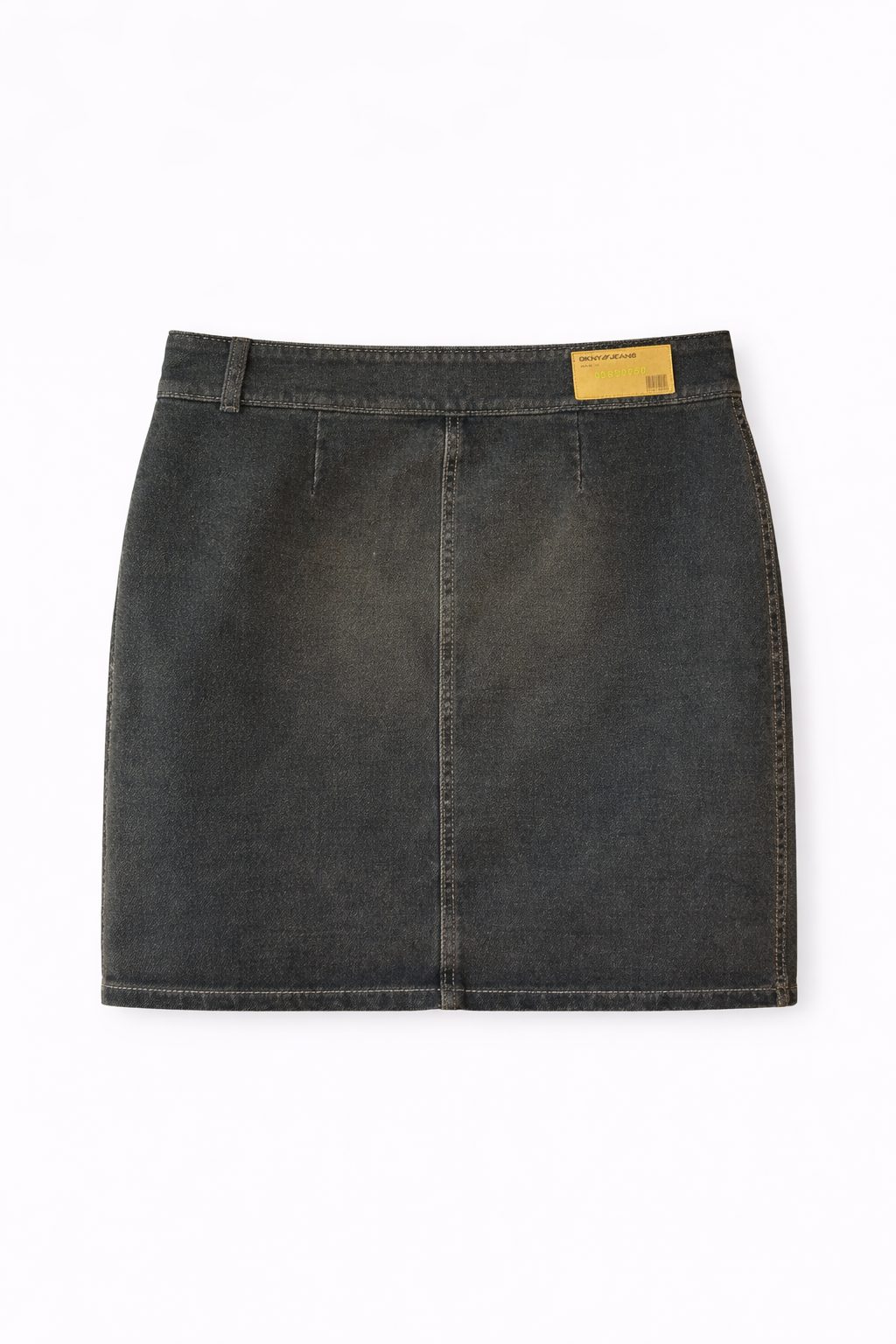 DKNY denim elastic skirt