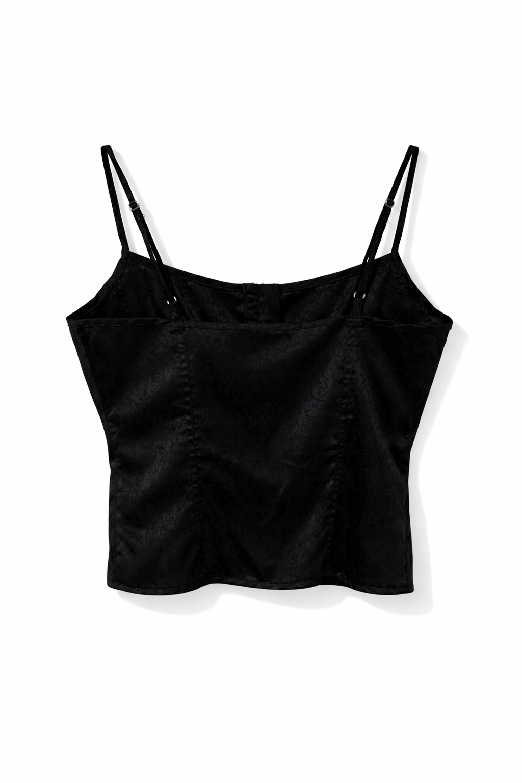 Satin jacquard corset