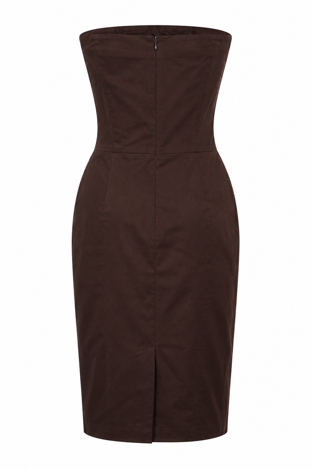 Vintage strapless embroidered dress