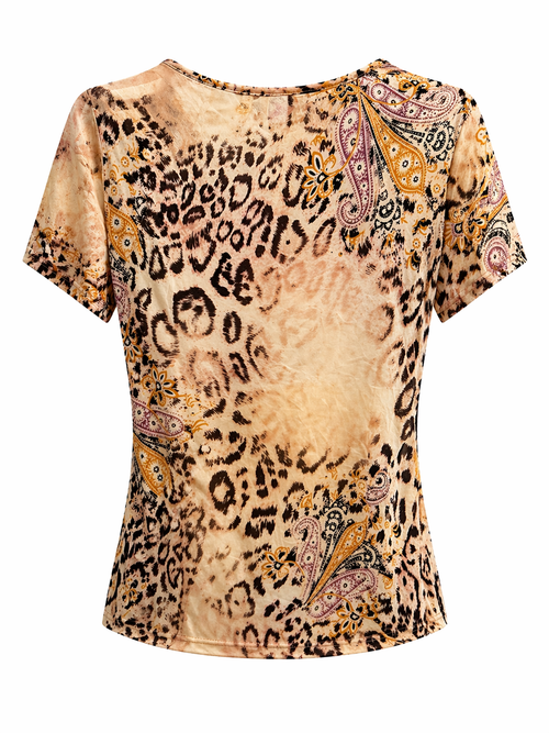 Animal printed top
