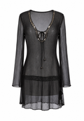 Mesh summer blouse