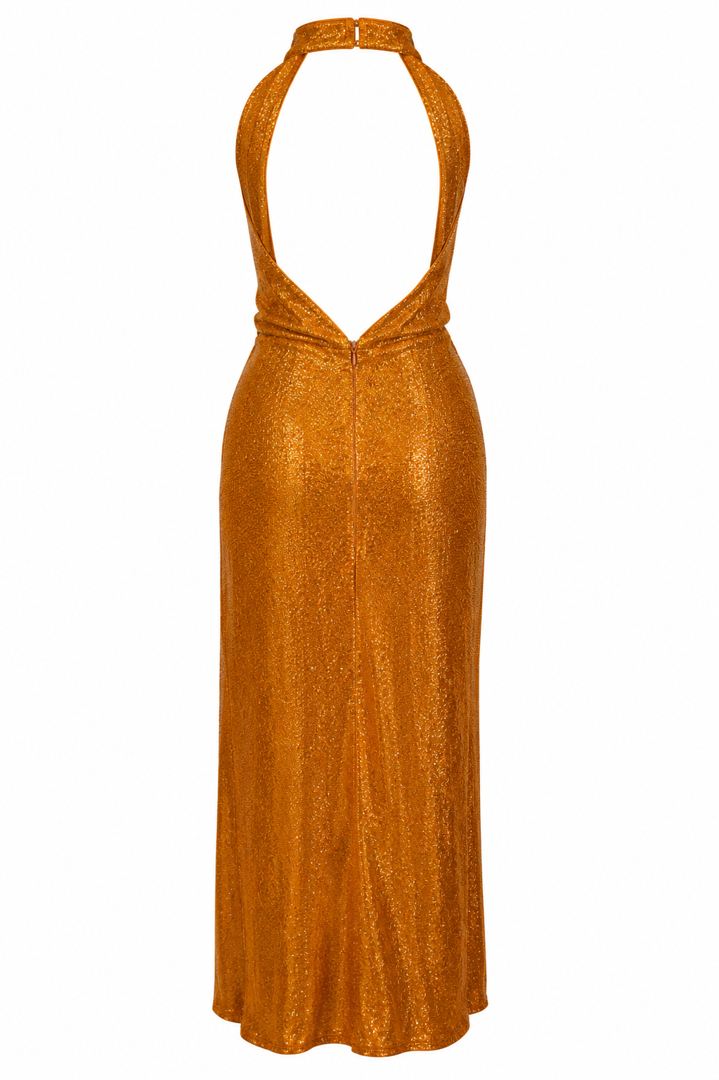 Shimmery backless dress