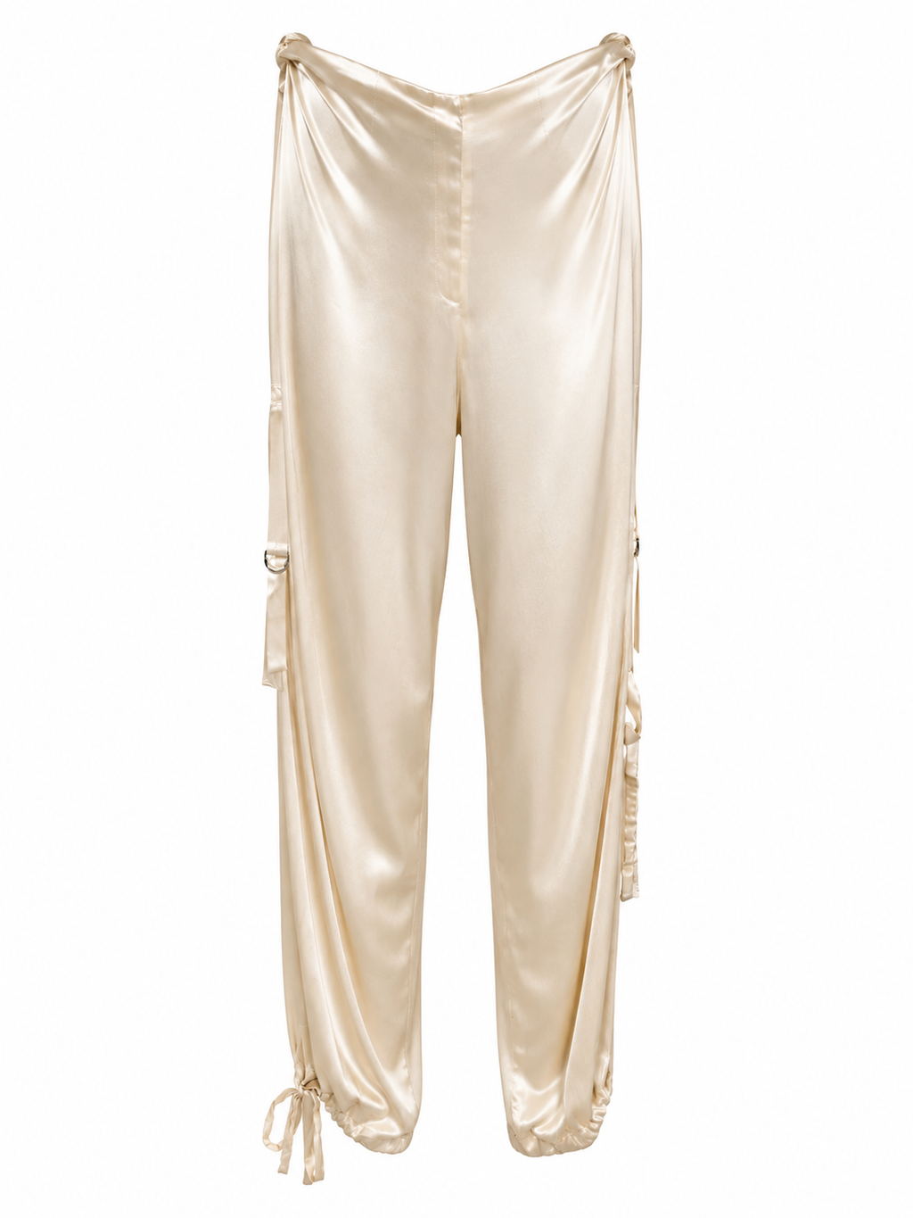 Cinema silk cargo trousers
