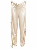 Cinema silk cargo trousers
