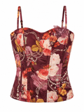 Vintahe floral corset