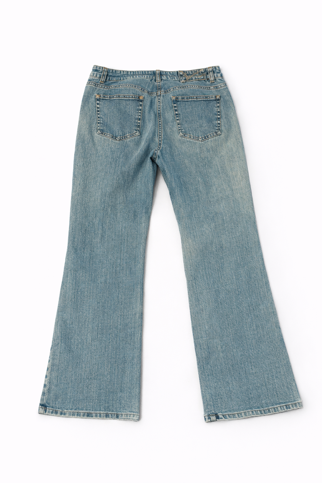 Vintage embroidered denim