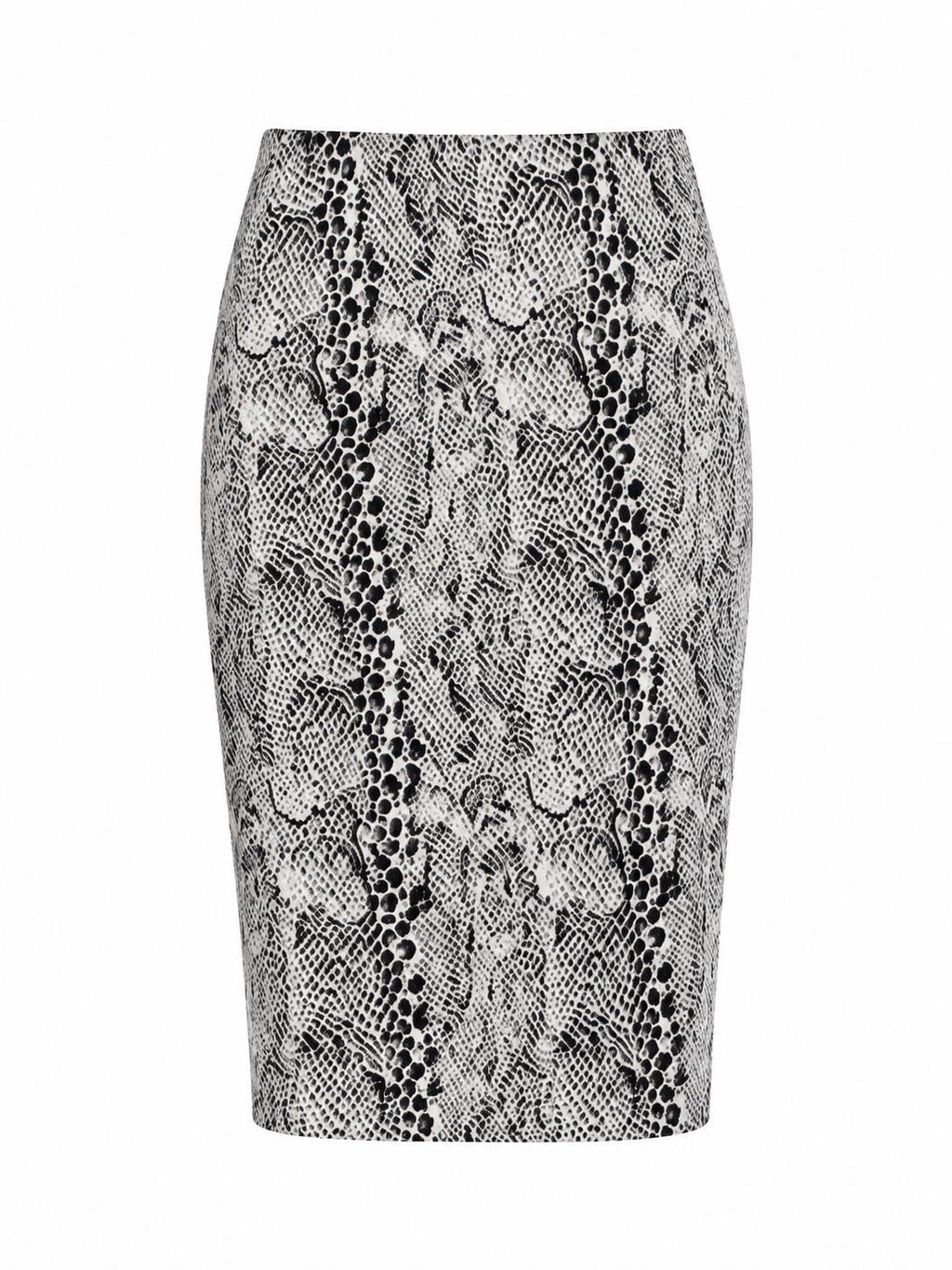 Pencil snake printed skirt
