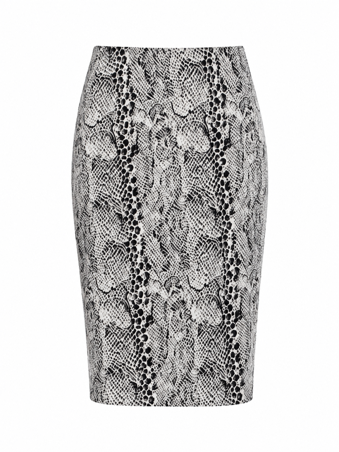 Pencil snake printed skirt