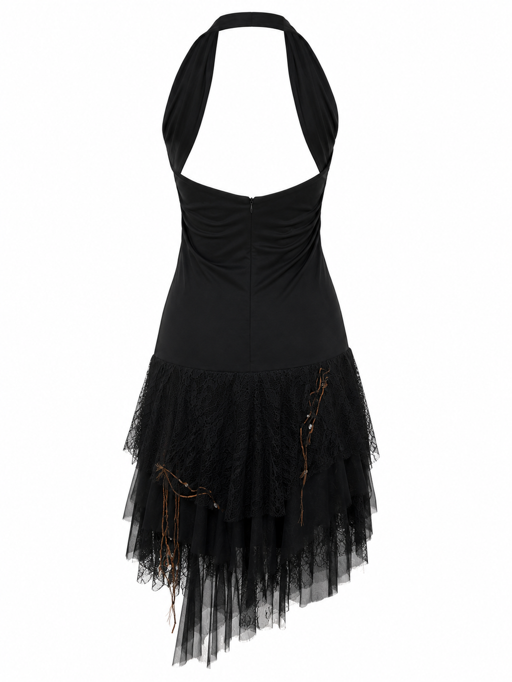 Cinema backless silk dress