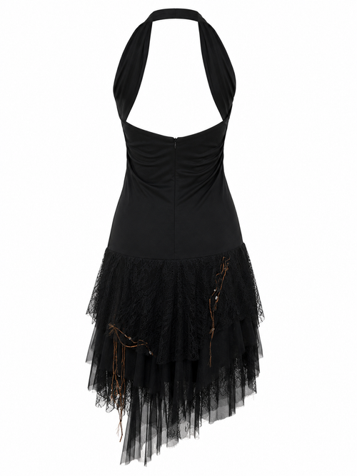 Cinema backless silk dress