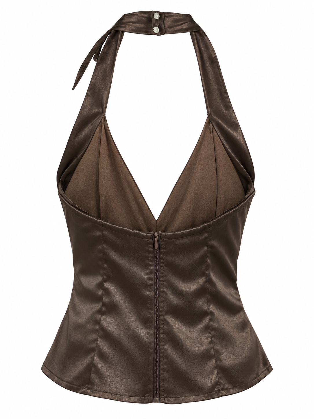 Deadstock “Personal” halter neck corset