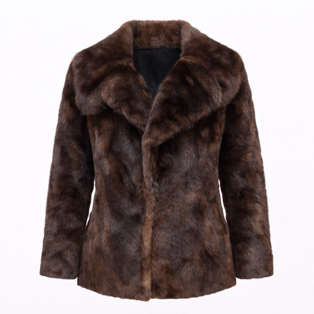 Real fur vintage jacket