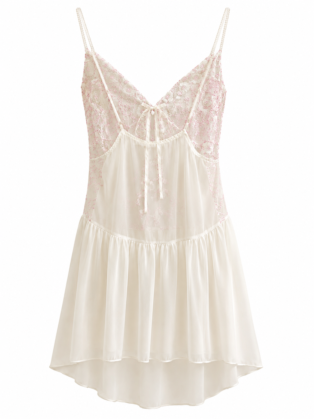 Vintage lace lingerie dress