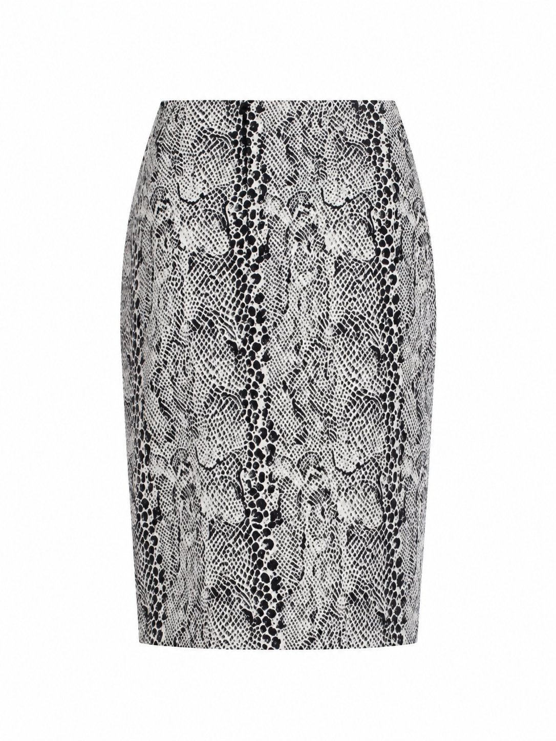 Pencil snake printed skirt