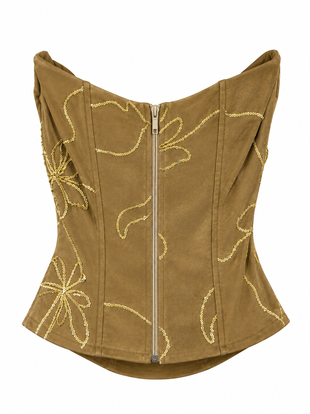 Deadstock “Personal” embellished corset