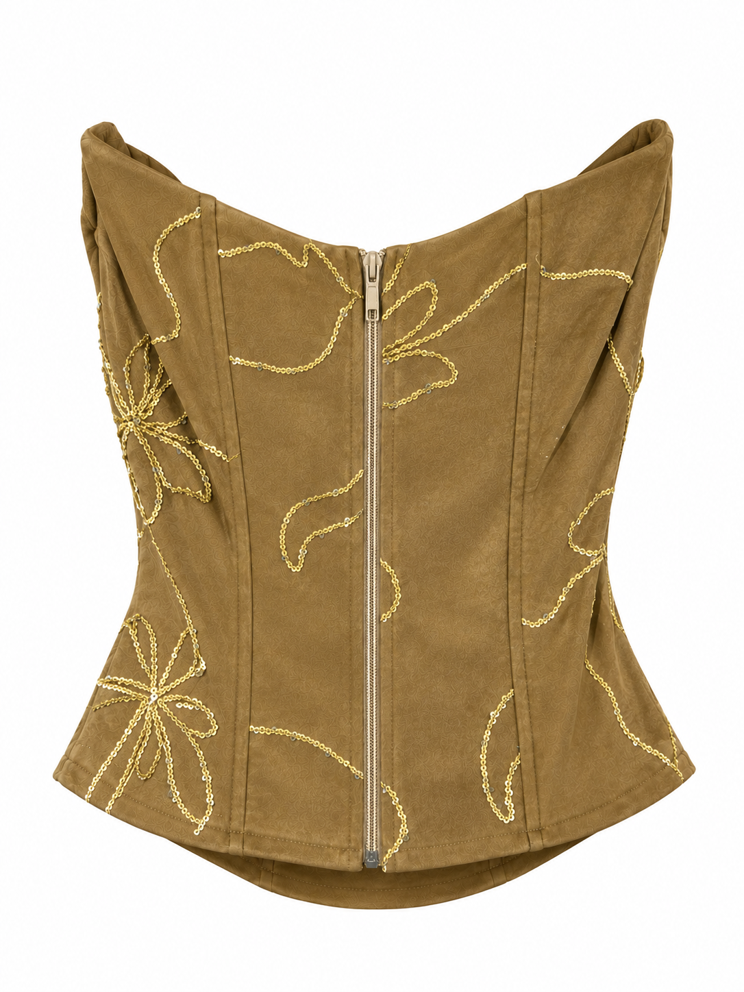 Deadstock “Personal” embellished corset
